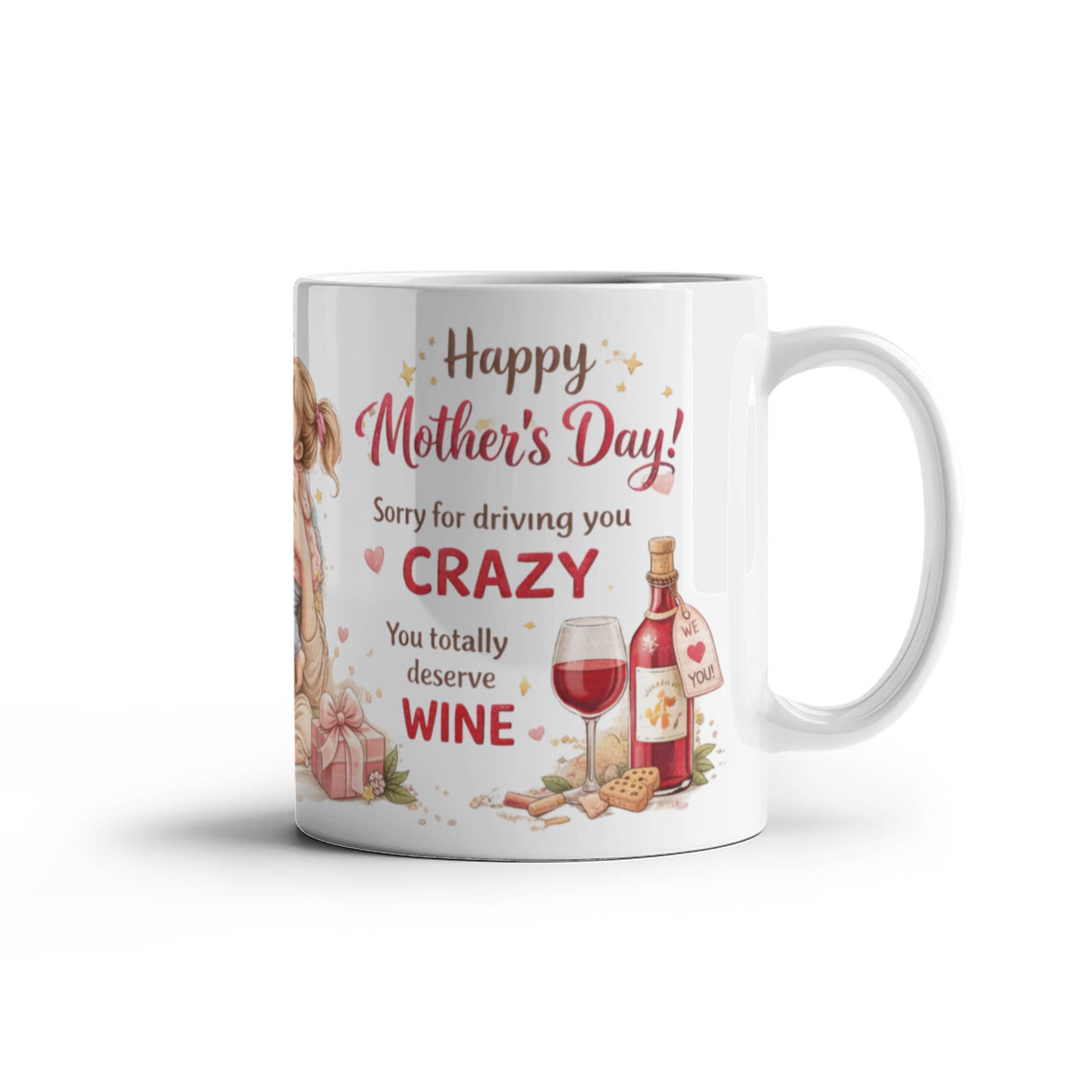 Mother's Day Mug " Sorry For Driving You Crazy" Mothers Day Gift Mug