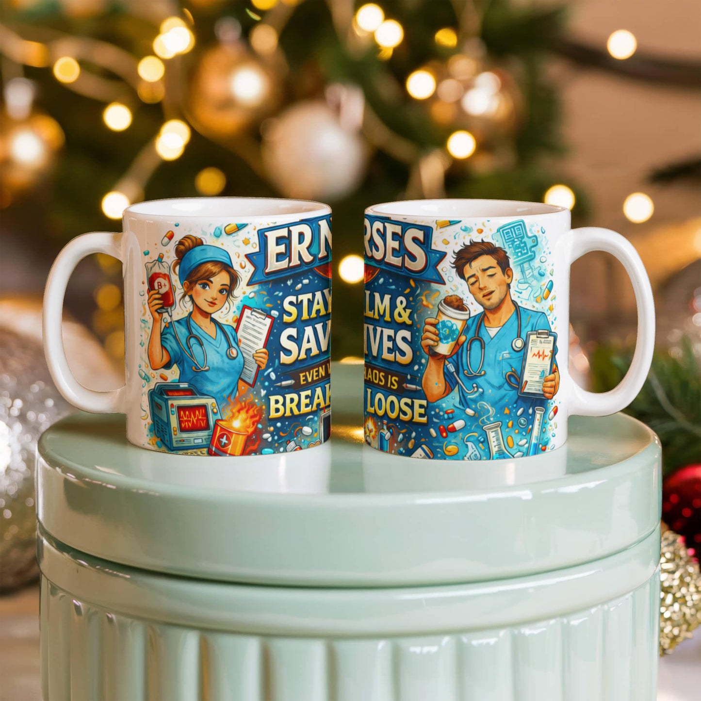 ER Nurse Survival Mode Mug – Funny Emergency Room Gift