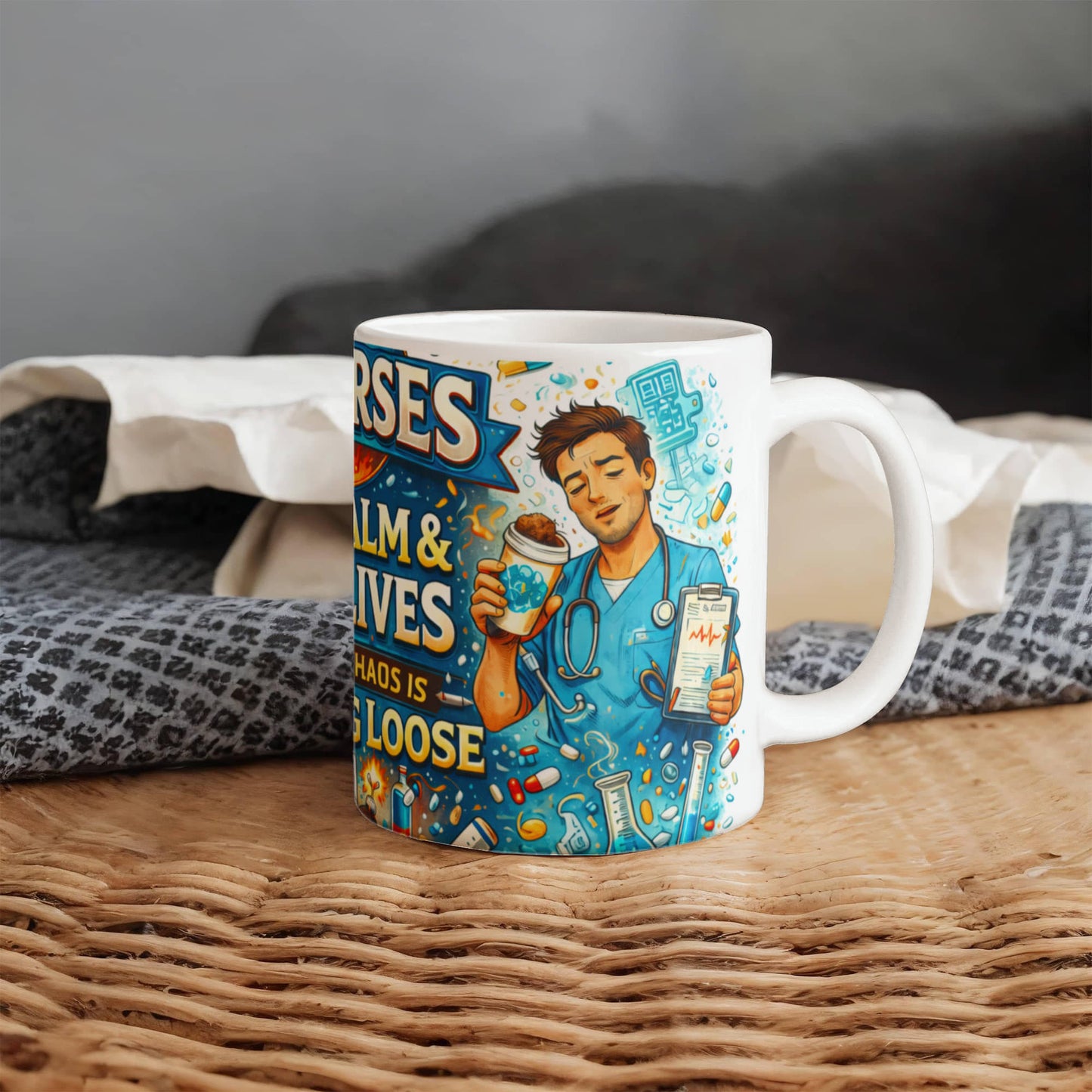 ER Nurse Survival Mode Mug – Funny Emergency Room Gift