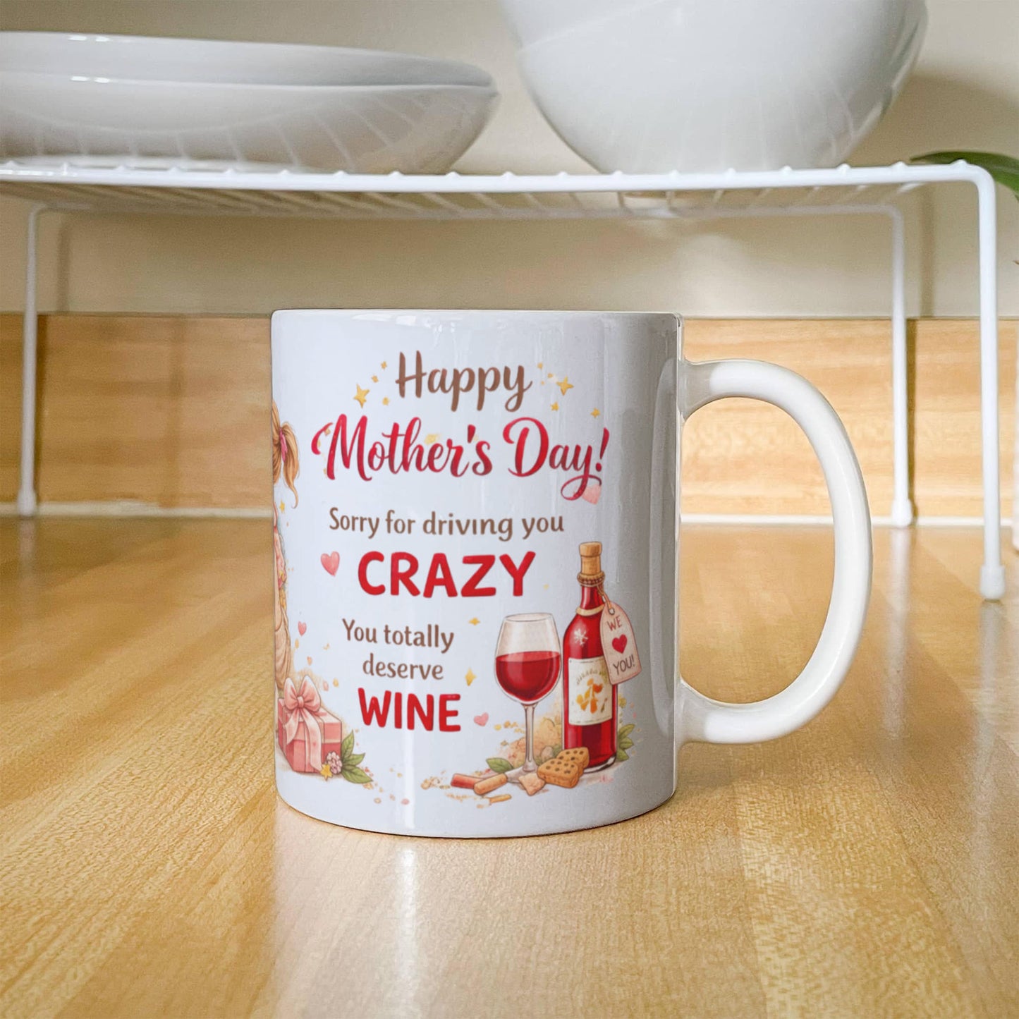 Mother's Day Mug " Sorry For Driving You Crazy" Mothers Day Gift Mug