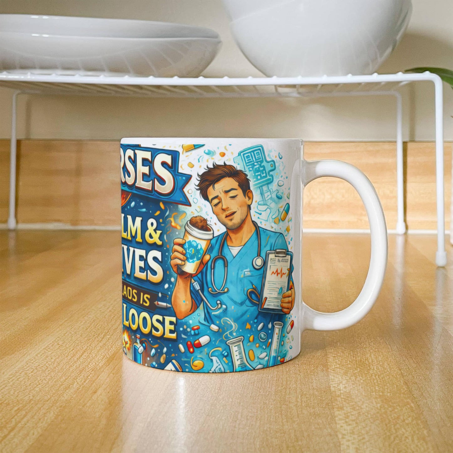 ER Nurse Survival Mode Mug – Funny Emergency Room Gift