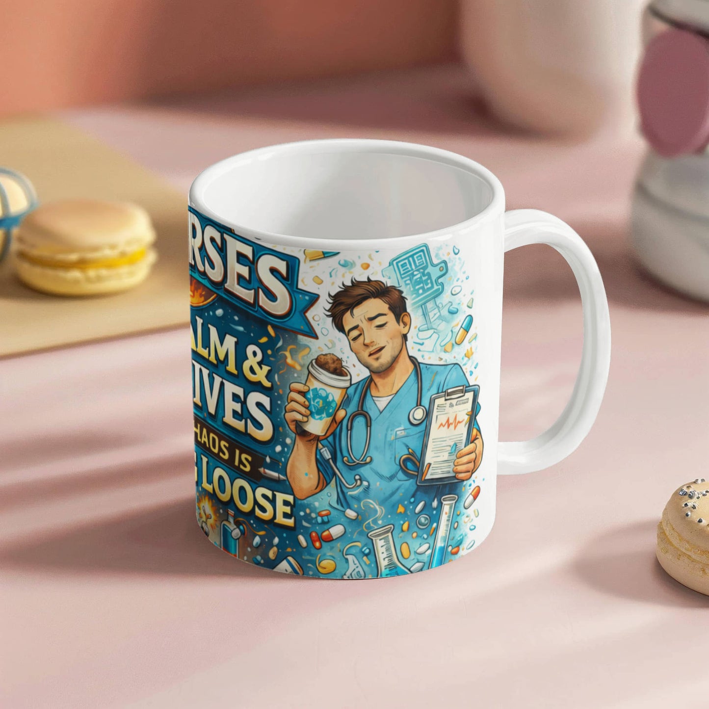 ER Nurse Survival Mode Mug – Funny Emergency Room Gift