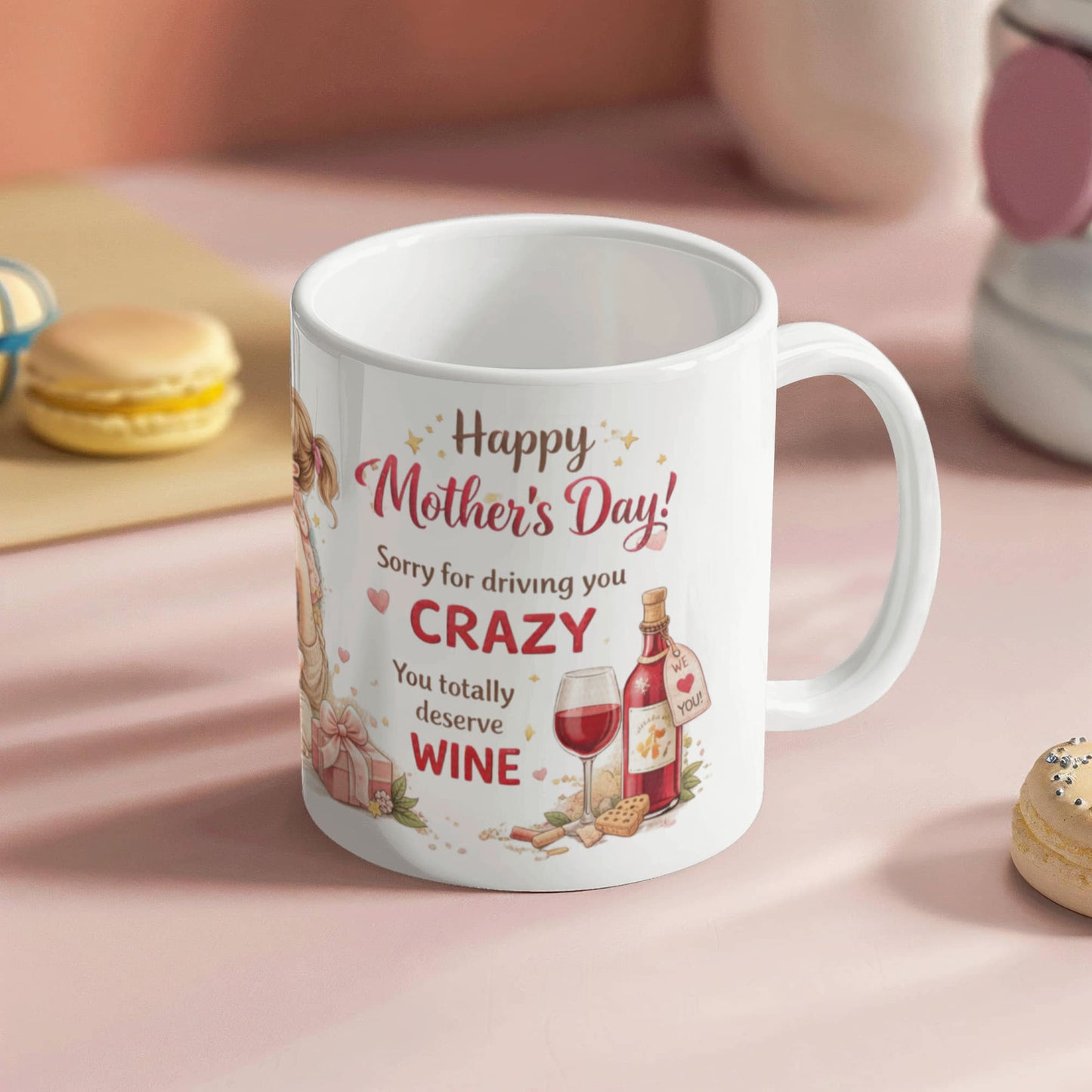 Mother's Day Mug " Sorry For Driving You Crazy" Mothers Day Gift Mug