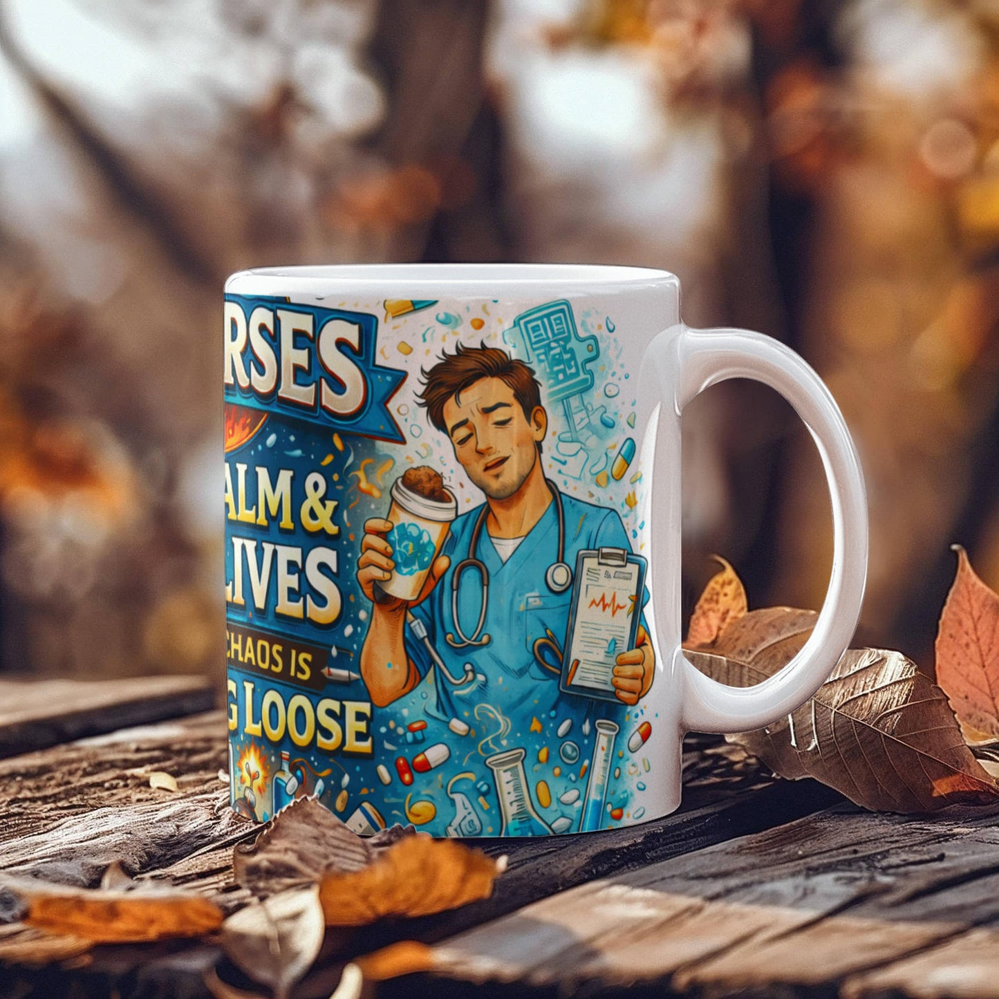 ER Nurse Survival Mode Mug – Funny Emergency Room Gift
