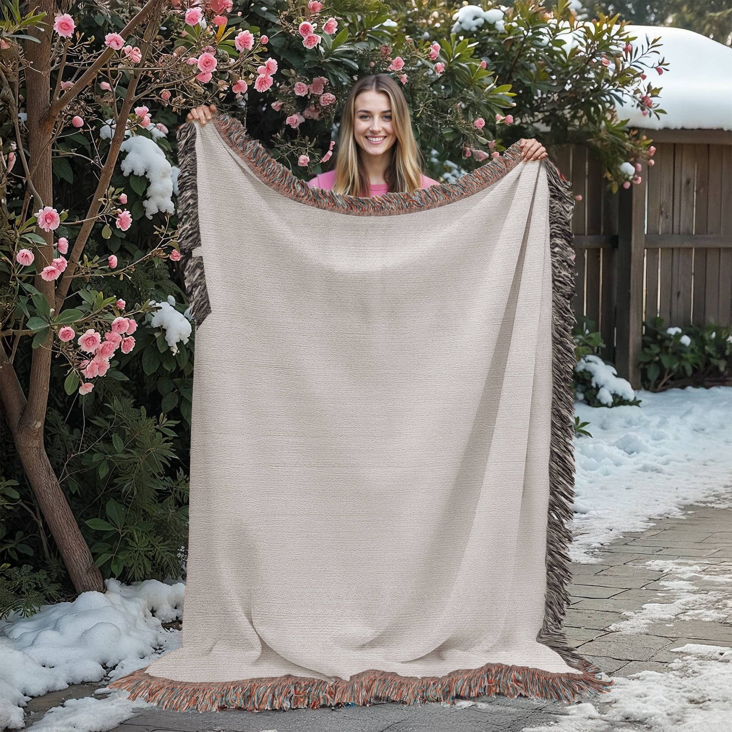 To My Dearest Mom Wooden Blanket – Luxury Mother's Day Gift for Mom