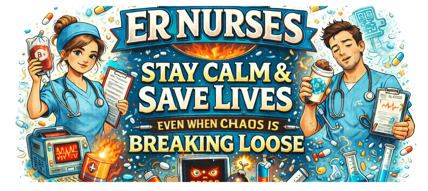 ER Nurse Survival Mode Mug – Funny Emergency Room Gift